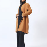 PANELLED LONG COAT