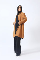 PANELLED LONG COAT