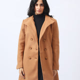 COAT WITH COLLAR DETAIL