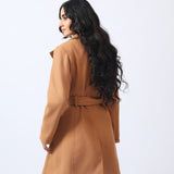 COAT WITH COLLAR DETAIL