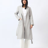 LONG COAT WITH POCKET DETAIL