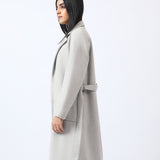 LONG COAT WITH POCKET DETAIL