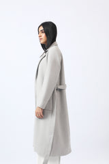 LONG COAT WITH POCKET DETAIL