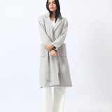 LONG COAT WITH POCKET DETAIL