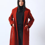 LONG COAT WITH POCKET DETAIL