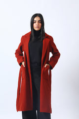 LONG COAT WITH POCKET DETAIL