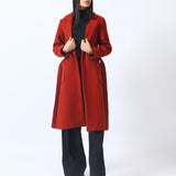 LONG COAT WITH POCKET DETAIL