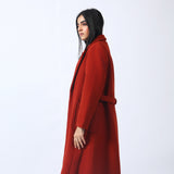 LONG COAT WITH POCKET DETAIL