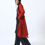 LONG COAT WITH POCKET DETAIL