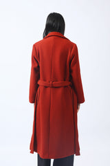 LONG COAT WITH POCKET DETAIL