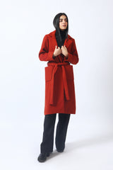 LONG COAT WITH POCKET DETAIL