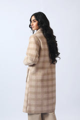 CHECKERED LONG COAT