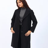 LONG COAT WITH SUSPENDED PANELS