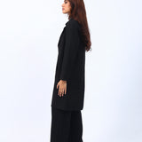 LONG COAT WITH SUSPENDED PANELS