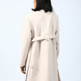 COAT WITH ROUND NECK