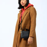 LONG COAT WITH PANEL DETAIL