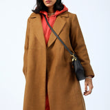 LONG COAT WITH PANEL DETAIL