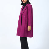 LONG COAT WITH PANEL DETAIL