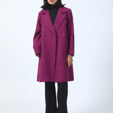 LONG COAT WITH PANEL DETAIL