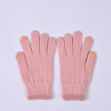 SOLID GLOVES WITH FUR DETAIL