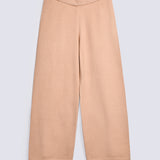 CASHMERE HAND-FEEL KNIT TROUSERS