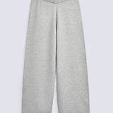 CASHMERE HAND-FEEL KNIT TROUSERS