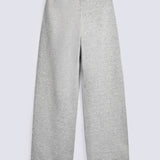 CASHMERE HAND-FEEL KNIT TROUSERS