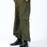 CARGO PANTS WITH BUNGEE CORD DETAIL