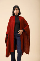 TEXTURED CAPE SHAWL