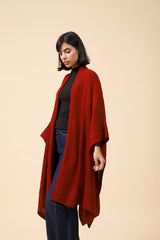 TEXTURED CAPE SHAWL