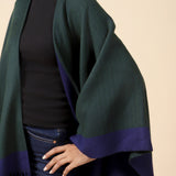 TWO TONED CAPE SHAWL