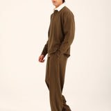 BAGGY FIT RUGBY FULL SLEEVE POLO