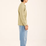 TEXTURED ZIPPER FULL SLEEVE POLO