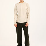 TEXTURED FULL SLEEVE TEE