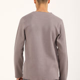 FULL SLEEVE TEXTURED TEE