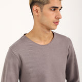 FULL SLEEVE TEXTURED TEE