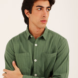 BUTTON DOWN DOBBY SHIRT