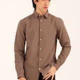 BUTTON DOWN SEERSUCKER SHIRT