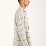 BAGGY FIT TEXTURED DOBBY SHIRT