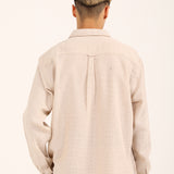 BAGGY FIT TEXTURED DOBBY SHIRT