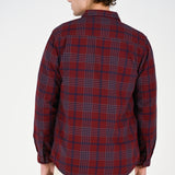 BUTTON DOWN TEXTURED CHECK SHIRT
