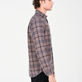 BUTTON DOWN TEXTURED CHECK SHIRT