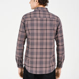 BUTTON DOWN TEXTURED CHECK SHIRT