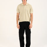 RELAXED FIT KNITTED POLO
