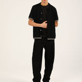 BUTTON DOWN KNITTED POLO