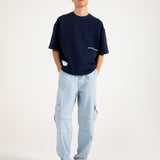 BOXY FIT TEXTURED TEE