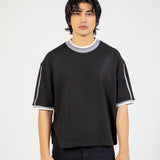 BOXY FIT TEXTURED TEE