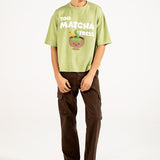 BOXY FIT MATCHA TEE