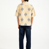 BAGGY FIT PRINTED RESORT COLLAR SHIRT