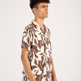 RESORT COLLAR PRINTED SHIRT